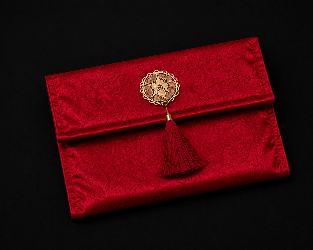 Alfombra de Rezo Portátil rojo | Kit Completo con Tasbih